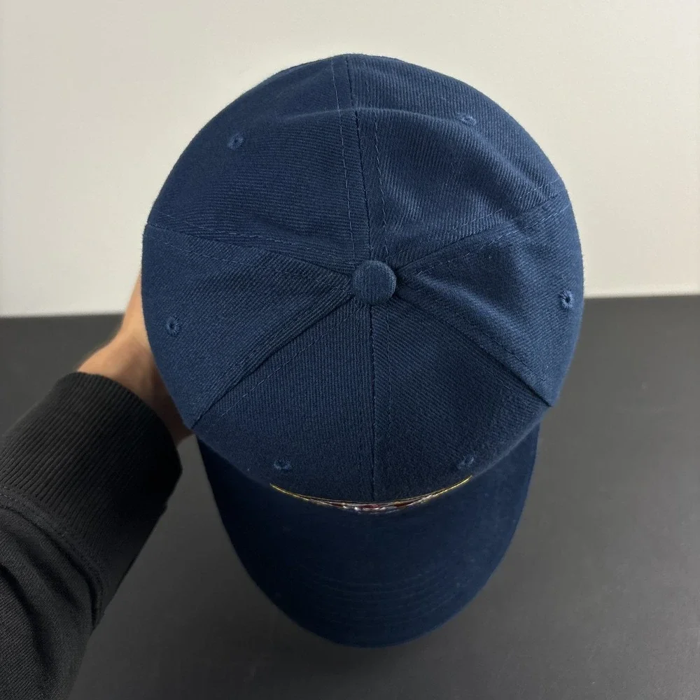 NRA Golden Eagles Hat Navy Blue National Rifle Association Strapback Cap